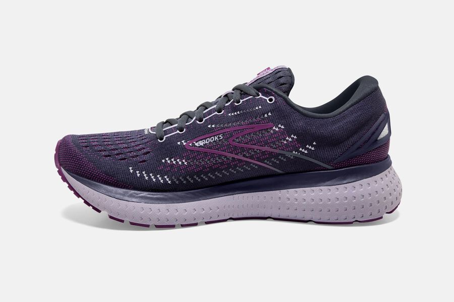 Brooks Glycerin 19 Road Loopschoenen Dames - Zwart/Paars - 493052AYZ